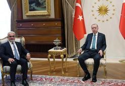 Cumhurbaşkanı Erdoğan, HÜDA PAR Genel Başkanı Yapıcıoğlu'nu kabul etti