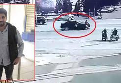 Kırmızı ışıkta geçen otomobil ile çarpışan motosikletin sürücüsü seyis, ağır yaralandı