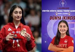 Ebru Acer, VIRTUS Dünya Masa Tenisi Şampiyonası’nda gümüş madalya kazandı