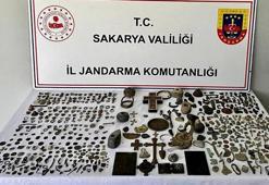Sakarya'da 'Anadolu Mirası' operasyonu; 589 parça tarihi eser ele geçirildi
