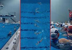 İzmir’de su topunda olimpik hazırlık başladı