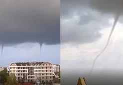 Antalya'da denizde hortumlar oluştu