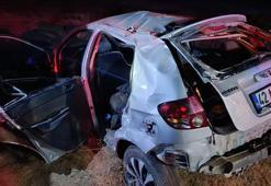 Kontrolden çıkan otomobil şarampole devrildi: 1 ölü, 3 yaralı