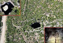 90 metrelik obruğa iniş anını kaydetti