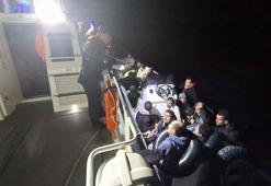 Bodrum’da denizde mahsur kalan 26 kaçak göçmen kurtarıldı