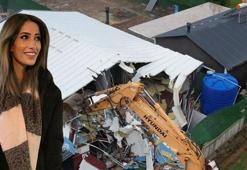 Çatalca'da Sinem'in bıçaklanarak öldürüldüğü villa yıkıldı