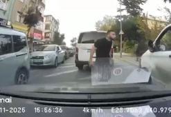 Avcılar’da kaza tutanağı için fotoğraf çekmek istedi; trafikte kalan sürücüler tepki gösterdi