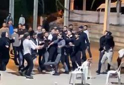 Düğündeki kavgada sandalyeler havada uçuştu