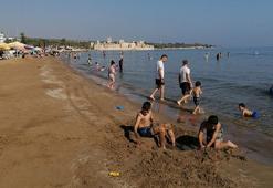 Kızkalesi'nde kasım ayında deniz keyfi