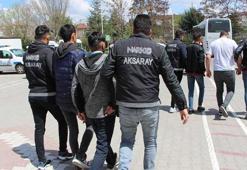 Aksaray'da uyuşturucu operasyonunda gözaltına alınan 154 şüpheliden 29'u tutuklandı