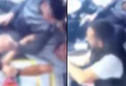 Otobüs şoförüne darp araç kamerasında