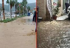İzmir'de sağanak etkili oldu cadde ve sokaklar göle döndü