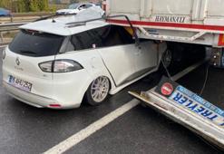 Otomobil TIR’ın altına girdi; yaralı sürücü, hastaneye gelen annesini sakinleştirmeye çalıştı