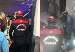Kahramanmaraş’ta asansör 9 kat aşağı düştü: 5 yaralı
