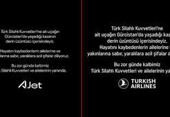 Düşen kargo uçağına ilişkin havayolu şirketlerinden taziye mesajı