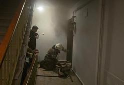2'nci kattaki ev, yangında zarar gördü