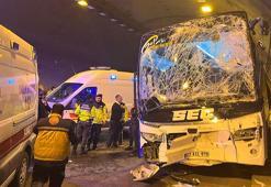 Osmaniye’de yolcu otobüsü ile TIR, tünelde çarpıştı: 5 yaralı