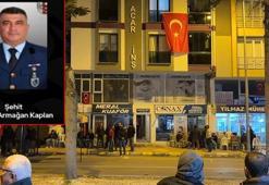 Şehit astsubayın Amasya'daki evinde yas