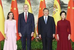 Çin Devlet Başkanı Şi Jinping, İspanya Kralı 6’ncı Felipe ile görüştü