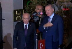 Cumhurbaşkanı Erdoğan, MHP Genel Başkanı Bahçeli’yi konutunda ziyaret etti