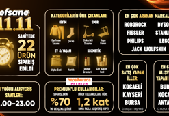 Hepsiburada: 11.11 kampanyasında saniyede 22 ürün satıldı