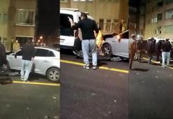 Kaza yapan oğluna kızan babayı çevredekiler sakinleştirdi