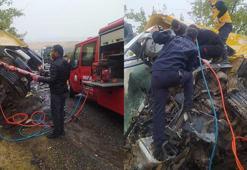 Şanlıurfa'da kamyonlar çarpıştı: 1 ölü, 1 yaralı