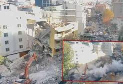 Ankara'da yıkım sırasında bina çöktü