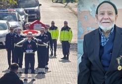 Kore gazisi, askeri törenle toprağa verildi