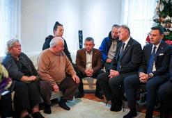 Özgür Özel'den, şehit Gökhan Korkmaz'ın ailesine taziye ziyareti