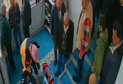 Camide kalp krizi geçirdi; o anlar kamerada