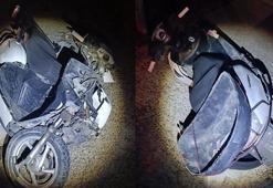 Edirne'de refüje çarpıp, devrilen motosikletin sürücüsü ağır yaralandı