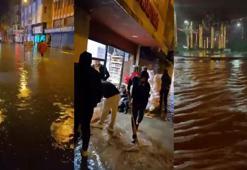 Hatay'da sağanak; cadde ve sokaklar göle döndü