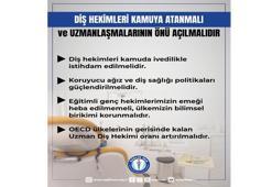 Sağlık-Sen: Diş hekimleri kamuya atanmalı ve uzmanlaşmalarının önü açılmalıdır