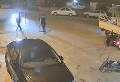 Motosikletten düştükten sonra yaya olarak kaçtılar