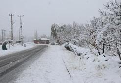 Kayseri'de kar yağışı