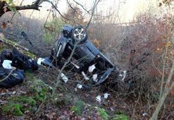 Kaçak göçmenleri taşıyan otomobil, devrildi: 8 yaralı