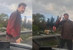 Üsküdar'da trafik tartışmasında aracın önünü camları yumruklayan saldırgan yakalandı