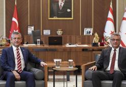 CHP Genel Başkanı Özel, KKTC Cumhurbaşkanı Erhürman'ı ziyaret etti