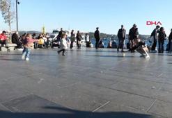 İstanbul’da ara tatil biterken güneşli havayı fırsat bilenler sahilleri doldurdu