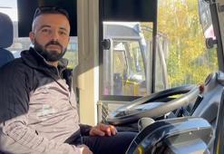 Halk otobüsü şoförü babaya, sefer sırasında kızlarından doğum günü sürprizi