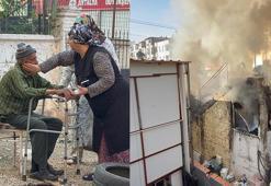 Çifti alevlerin arasından çıkardılar