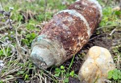 Edirne'de köy merasında bulunan top mermisi imha edildi