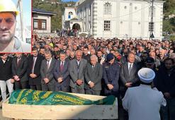 Metro inşaatında ölen işçi, son yolcuğuna uğurlandı