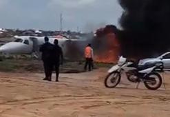 Kongo'da Maden Bakanı Kabamba'yı taşıyan uçak pistten çıktı