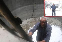 Yazın serinleyebilmek için kar doldurulan kuyularda hazırlıklar başladı