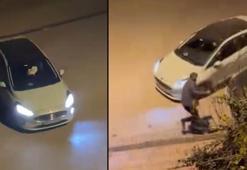 Drift atan sürücü, kendini uyaranları ezmeye çalıştı; ehliyeti daimi olarak iptal edildi