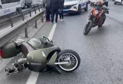 Küçükçekmece'de motosiklet kazası: 1 ölü 1 ağır yaralı
