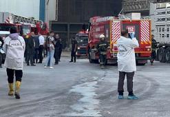 Un fabrikasında doğal gaz patlaması