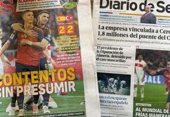 A Milli Futbol Takımı, İspanya basınında geniş yer kapladı